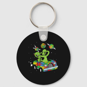Kids Alien Space Autism Awareness Boys Girls Toddl Key Ring