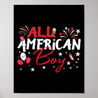 Kids All American Boy For Independence Day Boys Pa