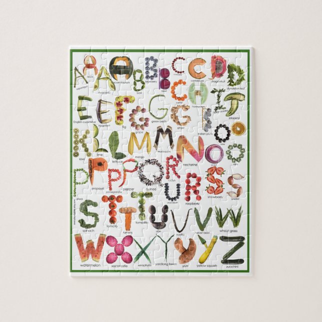 Kids Alphabet Puzzle Educational Cute ABC  (Vertical)