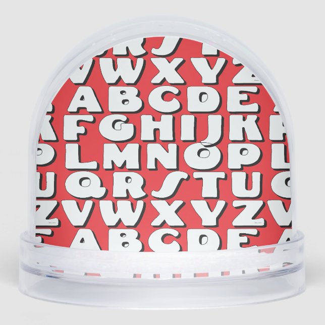 Kids Alphabet  Snowglobe (Front)