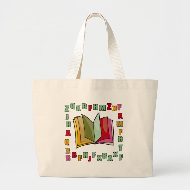 Kids Alphabet Tote Bag (Front)