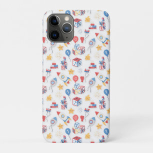 Kids Americana 4th of July Educational Alphabet Nu iPhone 11 Pro Case
