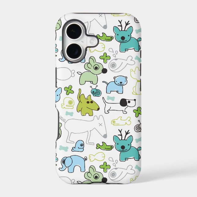 kids animal background pattern (Back)
