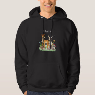 Kids Animal deer rabbit hedgehog Eliana Hoodie
