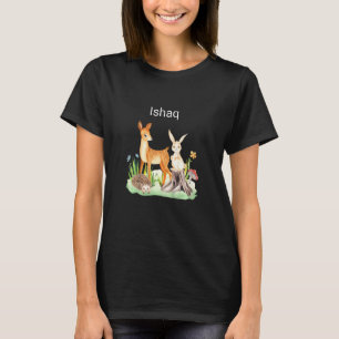 Kids Animal deer rabbit hedgehog Ishaq T-Shirt