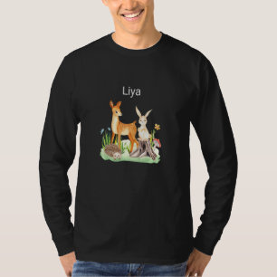 Kids Animal deer rabbit hedgehog Liya Premium T-Shirt