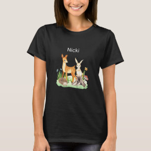 Kids Animal deer rabbit hedgehog Nicki T-Shirt