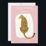 Kids animal theme birthday card alphabet J<br><div class="desc">Perfect for young animal lovers,  my collection of animal alphabet birthday cards had something for everyone,  from an antelope to a zebra! Available in four colours.</div>