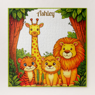 Kids Animals Zoo Jungle Safari  Jigsaw Puzzle