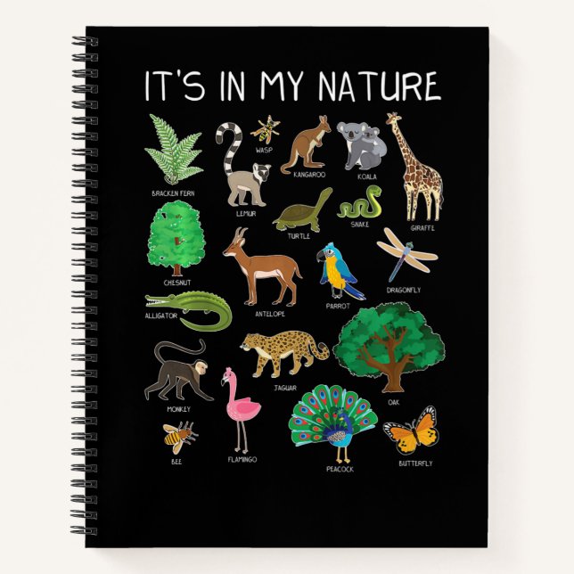 Kids Animals Zoo Keeper Zookeeper Study Zoology Notebook (Front)