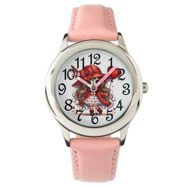Kids Anime Valentine Watch (Front)