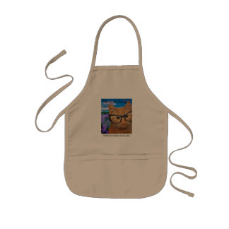 kids apron beige