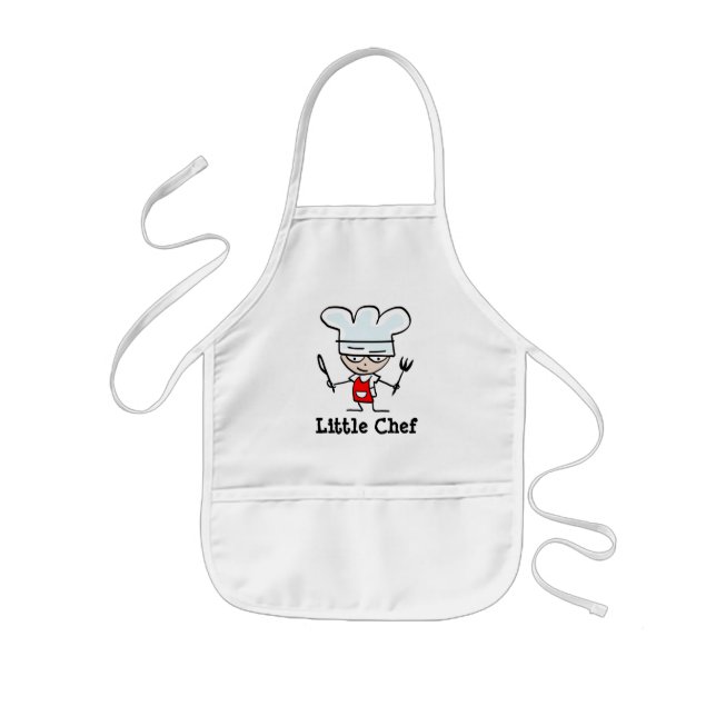 Kids apron for little chef cook | Customisable (Front)