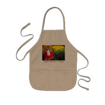 kids apron.  Happy Mother's Day.