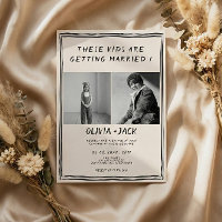 Kids Are Getting Married Photo Wedding