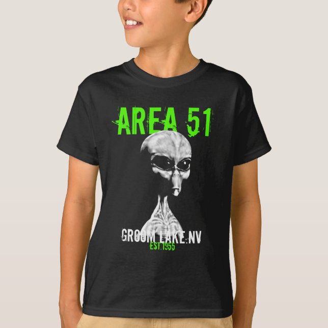 Kids Area 51 T-Shirt (Front)