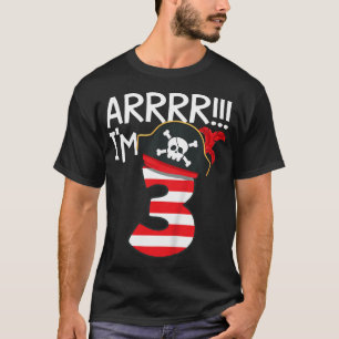 Kids Arrr I'M 3 Cool Pirate Theme 3Rd Birthday T-Shirt