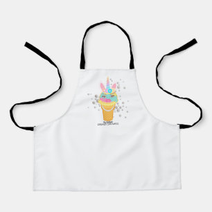 kids art apron with Eugenie Unicorn!