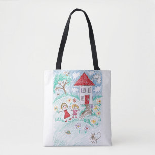 Kids Art Cute Your Image Tote Bag
