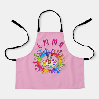 Kids Art, Personalised Kids Painting Apron