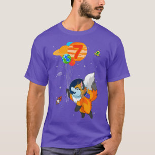 Kids Astronaut 7th Birthday Fo astronaut costume T-Shirt