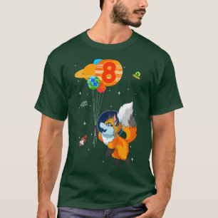 Kids Astronaut 8th Birthday Fo astronaut costume T-Shirt