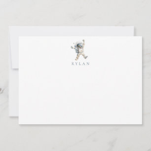Kid's Astronaut Personalised Card