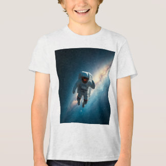Kids Astronaut Space Galaxy Tri-Blend Shirt