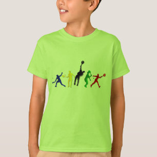 Kids Athletic Tennis players Tees and tennis
