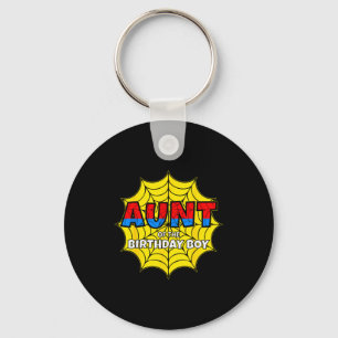 Kids Aunt Of The Birthday Boy Sder Theme Party Mat Key Ring