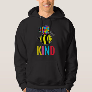 Kids Autism Awareness Bee Kind Hoodie