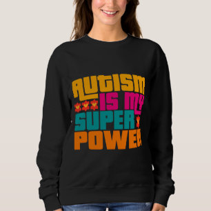 Kids Autism Awareness Dino Autistic Toddler Boys C Sweatshirt