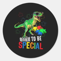 Kids Autism Awareness Dino Autistic Toddler Boys D