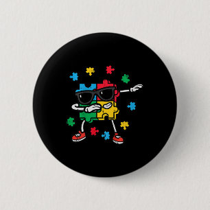 Kids Autism Awareness Puzzle Dab Asd Autistic Todd 6 Cm Round Badge