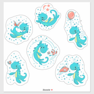 Kids/Babies 6 Nessy & Friends Stickers Set