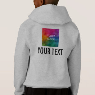 Kids Back Print Hoodie Clothing Apparel Pullover