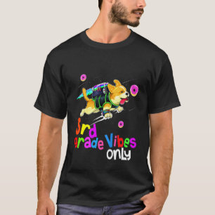 Kids Back To School 3rd Grade Corgi Dog Donuts 1st T-Shirt