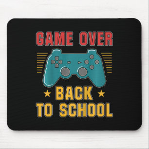 Kids Back to School for Boys Gamer Fun Video Game Mouse Mat