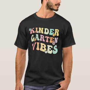 Kids Back To School Kindergarten Vibes Student Tea T-Shirt