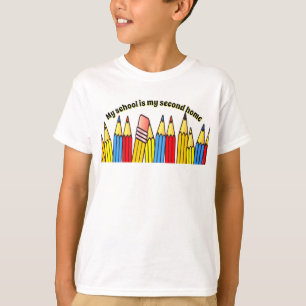 Kids Back To School T-Shirt With Classroom Element
