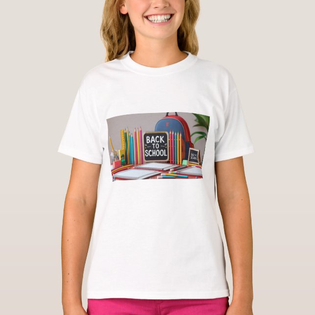 Kids- Back To School Tee Shirt (Front)