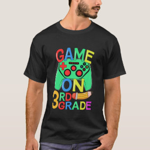Kids Back To School Video Gamer 3Rd Grade Game On T-Shirt