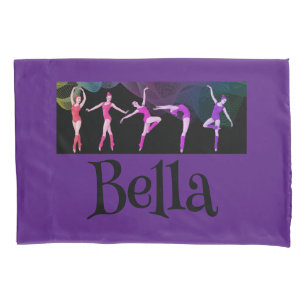 Kids Ballerina Bedtime Prayer Personalised Name Pillowcase