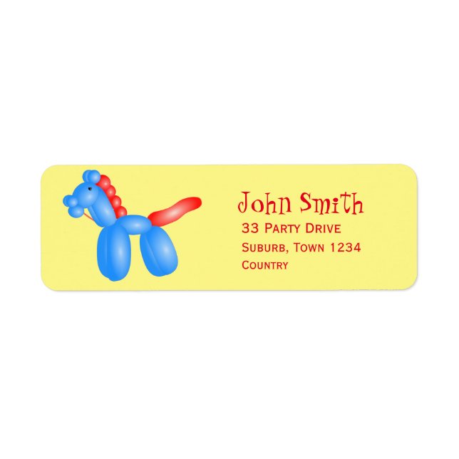 Kid's balloon animal party (Front)