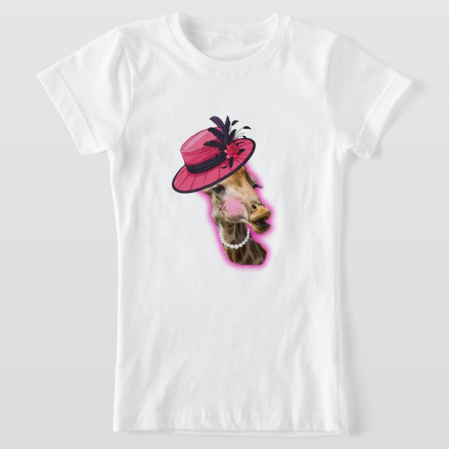 Kids Basic Giraffe T-Shirt (Laydown)