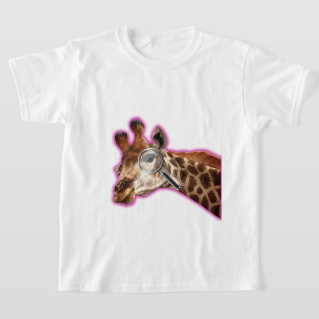 Kids Basic Giraffe T-Shirt (Laydown)