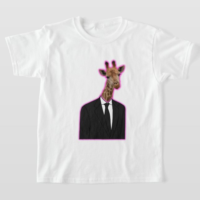 Kids Basic Giraffe T-Shirt (Laydown)