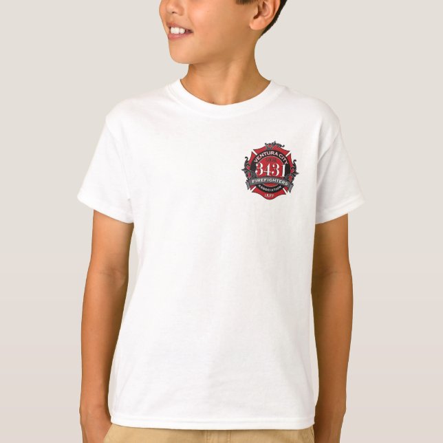 Kids' Basic Hanes Tagless ComfortSoft® T-Shirt (Front)