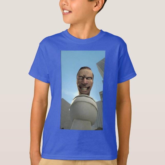 Kids basic shirt skibidi toliet (Front)