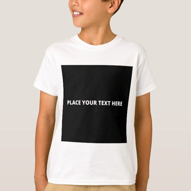 Kids Basic White Tshirt (Front)